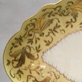 Gold Leaves over vanilla