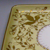 Gold Leaves over vanilla