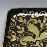 Gold Leaves over Black