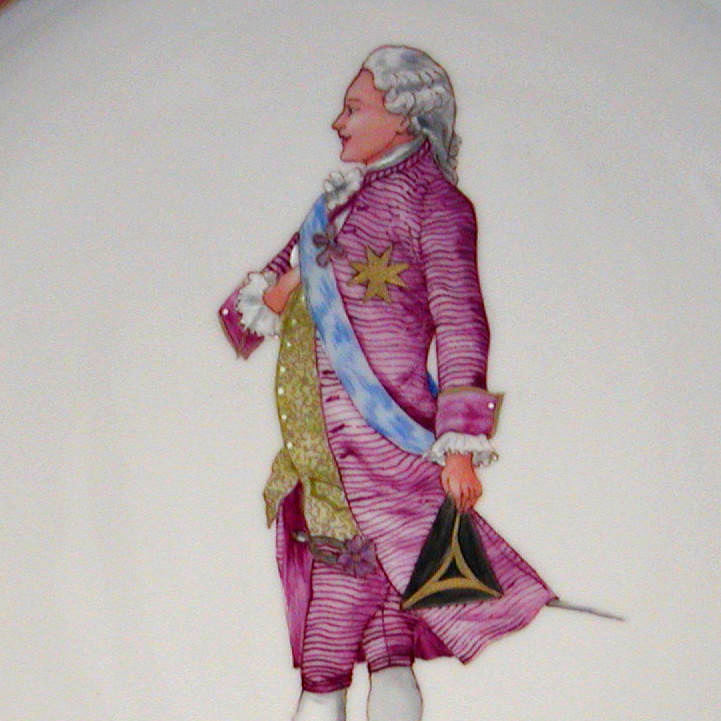 Costumes of the court XVIIIth Century