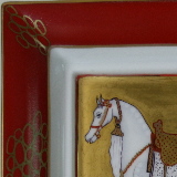 Horse on gold ground