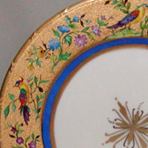 Sevres birds over gold