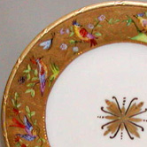 Sevres birds over gold