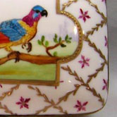 Parrot on trellis