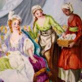Orientalist scene inside the Palace