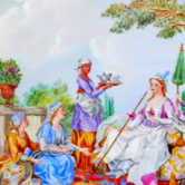 Orientalist scene in the garden