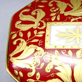 Gold leaves Sevres pattern