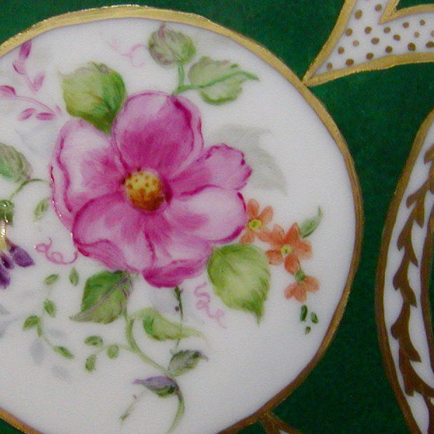 Wild roses Flowers Meissen style