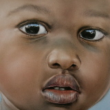 The gold earring ou la petite fille africaine